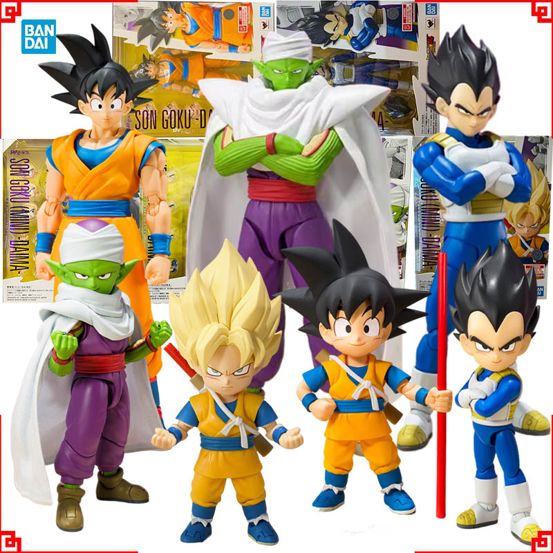 Model Kit Vegito - バンダイ本物のドラゴンボールアクションフィギュア SHF 悟空 Daima ベジータミニピッコロ高ポーズ性グッズアニメフィギュアおもちゃ