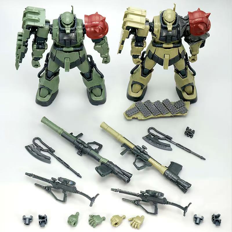 Model Kit Zaku - HG 1/144 ザクII F型レセアン＆未確認型レセアン プレミアム限定モデルキットセット ファン向けコレクタブルトイギフト