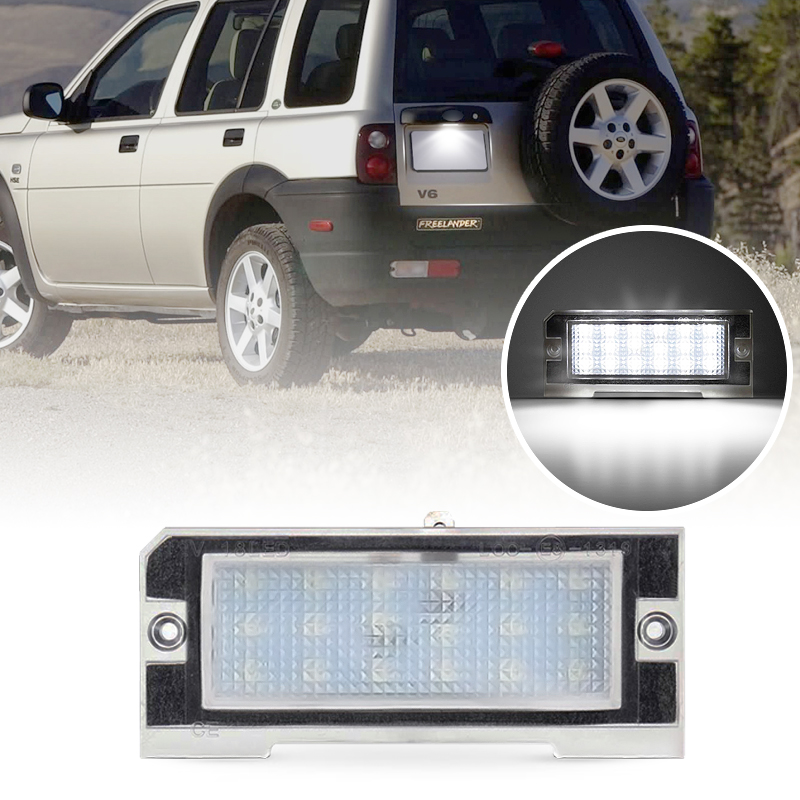 Model Kit Land Rover - 1 個 LED ナンバープレートライトランドローバーフリーランダー 1998-2006 ナンバープレートランプ交換