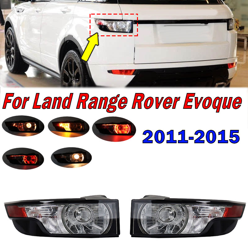 Model Kit Land Rover - LEDテールライト,警告ブレーキライト,ランドスケープアクセサリー,レンジローバーevoque l538,2011, 2012, 2013, 2014, 2015