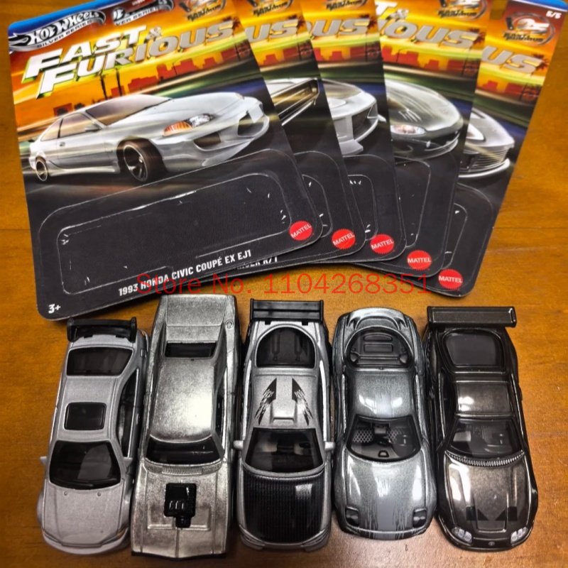 Model Kit Dodge Charger - ホットウィール HNR88-Q ワイルド・スピード、ホンダ シビック、ダッジ・チャージャー、三菱 エクリプス、マツダ RX-7、トヨタ