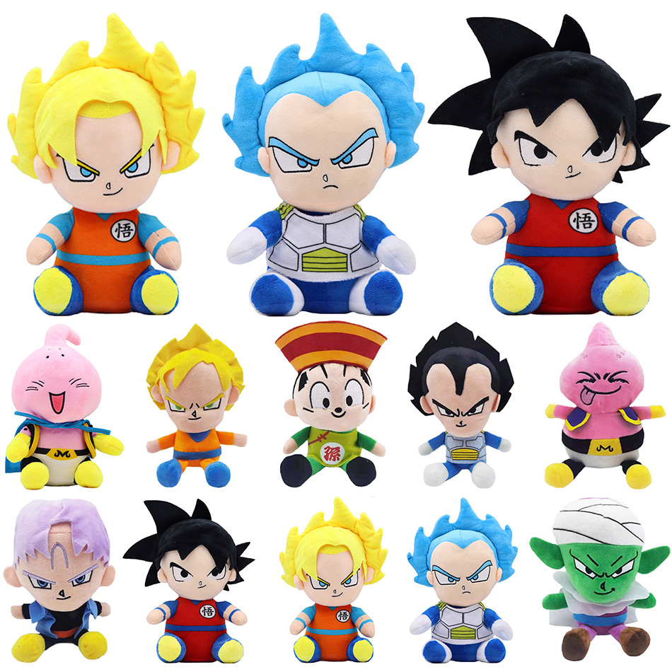 Model Kit Vegito - 20 センチメートルドラゴンボール日本アニメぬいぐるみ超サイヤ人悟空ベジータピッコロトランクス悟飯漫画フィギュアぬいぐるみ子供のギフト
