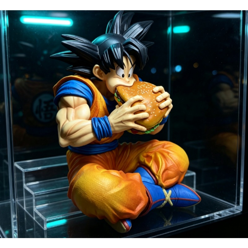 Model Kit Vegito - GKドラゴンボールサイヤ人フィギュアJTファクトリーバーガーキング悟空ベジータアニメスタチューモデルカーオーナメントケースデコレーションギフトおもちゃ
