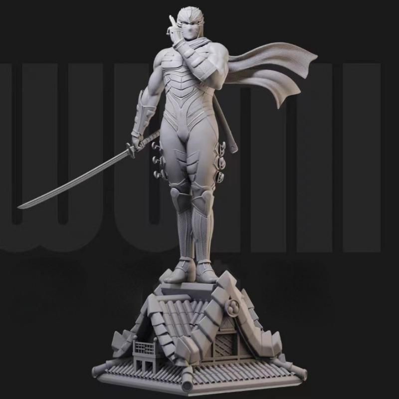 ミニチュア黒衣忍者竜レジンフィギュア,組み立てられたモデルキ - Model Kit Galahad のレビューと価格