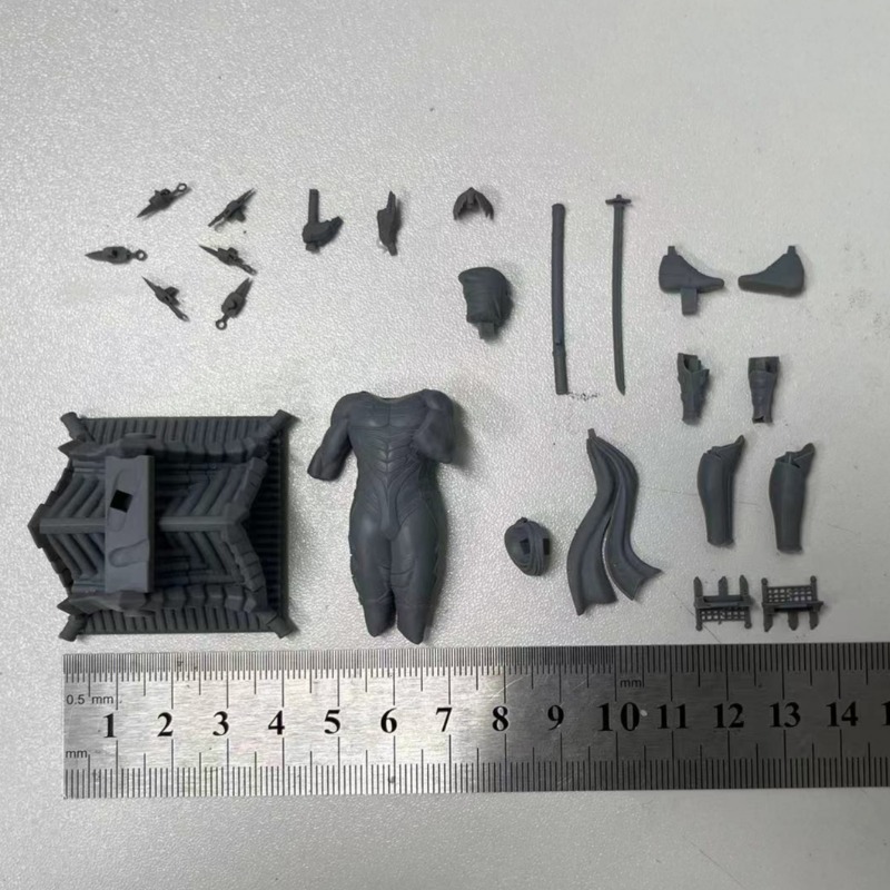 ミニチュア黒衣忍者竜レジンフィギュア,組み立てられたモデルキ - Model Kit Galahad のレビューと価格