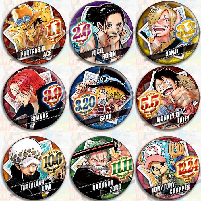 ワンピースアニメバッジセット公式グッズ2020誕生日コレクシ - Model Kit One Piece のレビューと価格