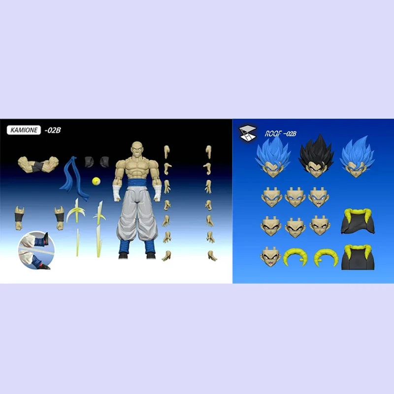 在庫あり カミオネ ドラゴンボールZ SHF 超サイヤ人ブル - Model Kit Vegito のレビューと価格