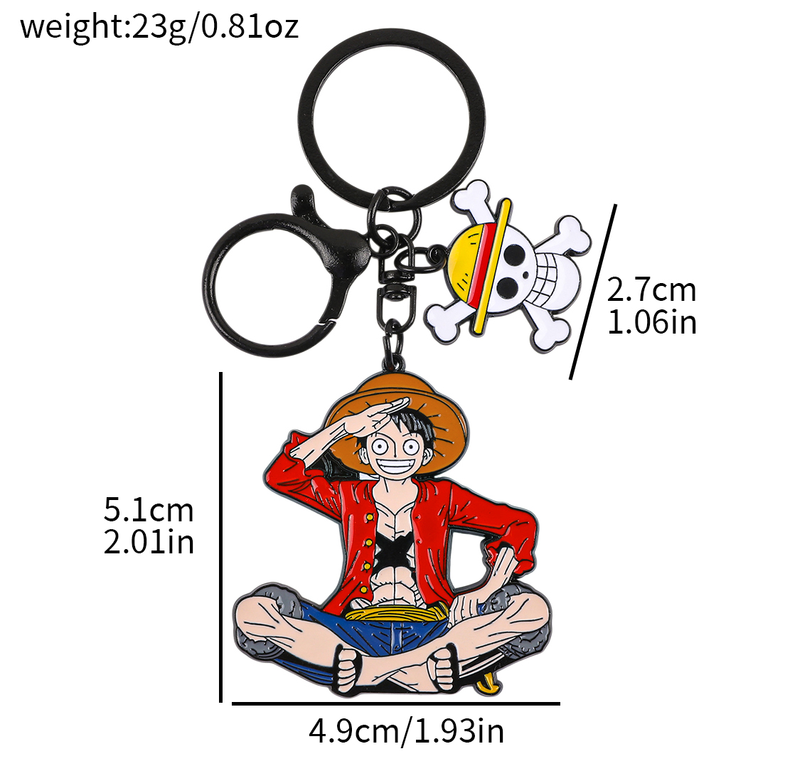 ワンピースアニメキーホルダーセット - モンキー・D・ルフィ - Model Kit One Piece のレビューと価格