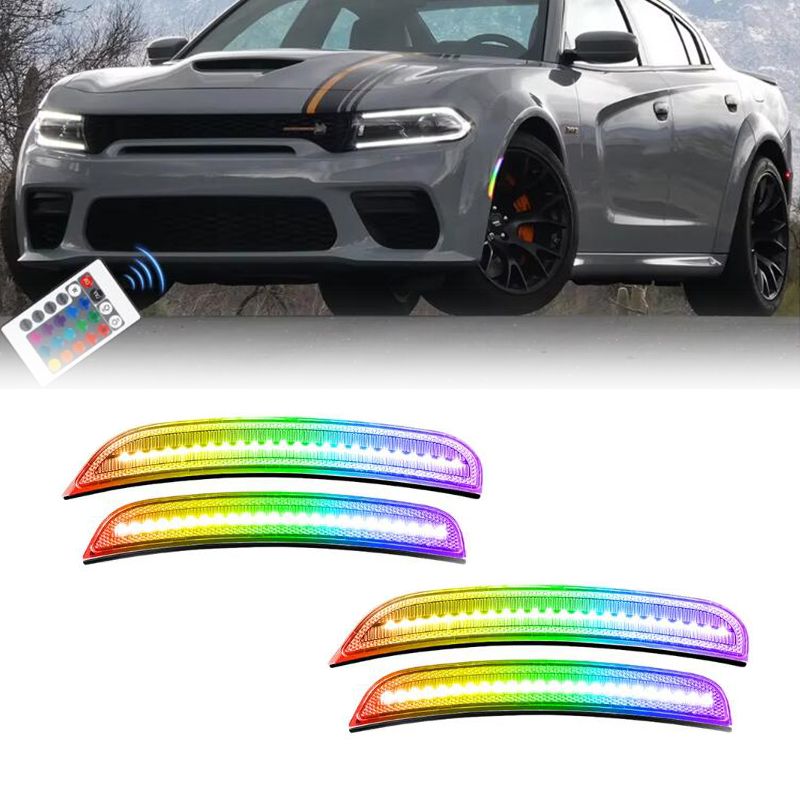 ダッジチャージャー2015-2023用RGB LEDサイドマ - Model Kit Dodge Charger のレビューと価格