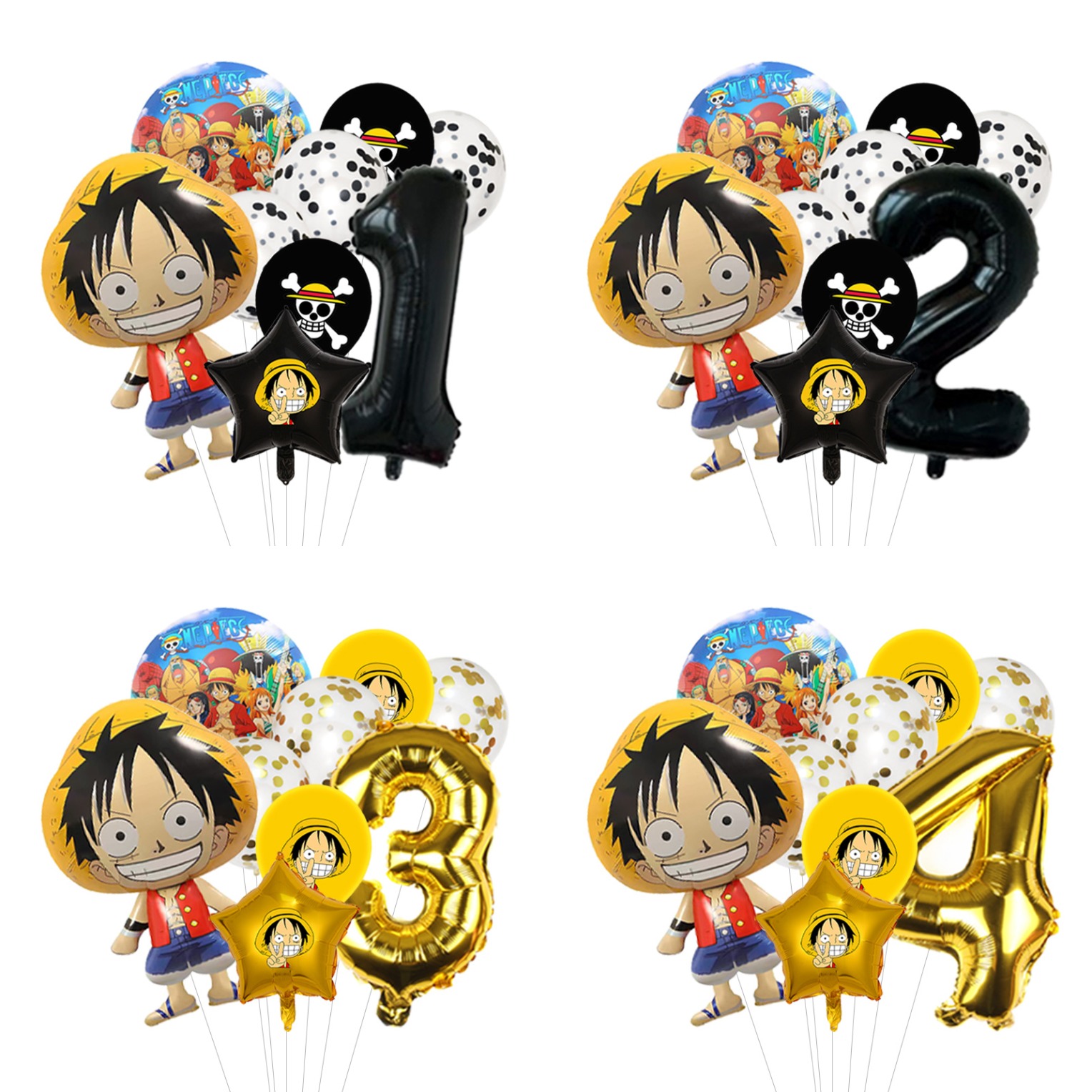 ワンピース 誕生日バルーンキット ルフィ ホイルマイラーとカ - Model Kit One Piece のレビューと価格
