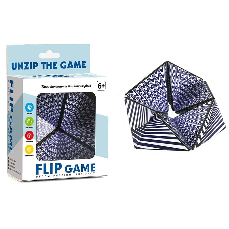 無限フリップ3D幾何学ストレス解消キューブ 磁気折りたたみ視 - Model Kit Infinite Dimension のレビューと価格