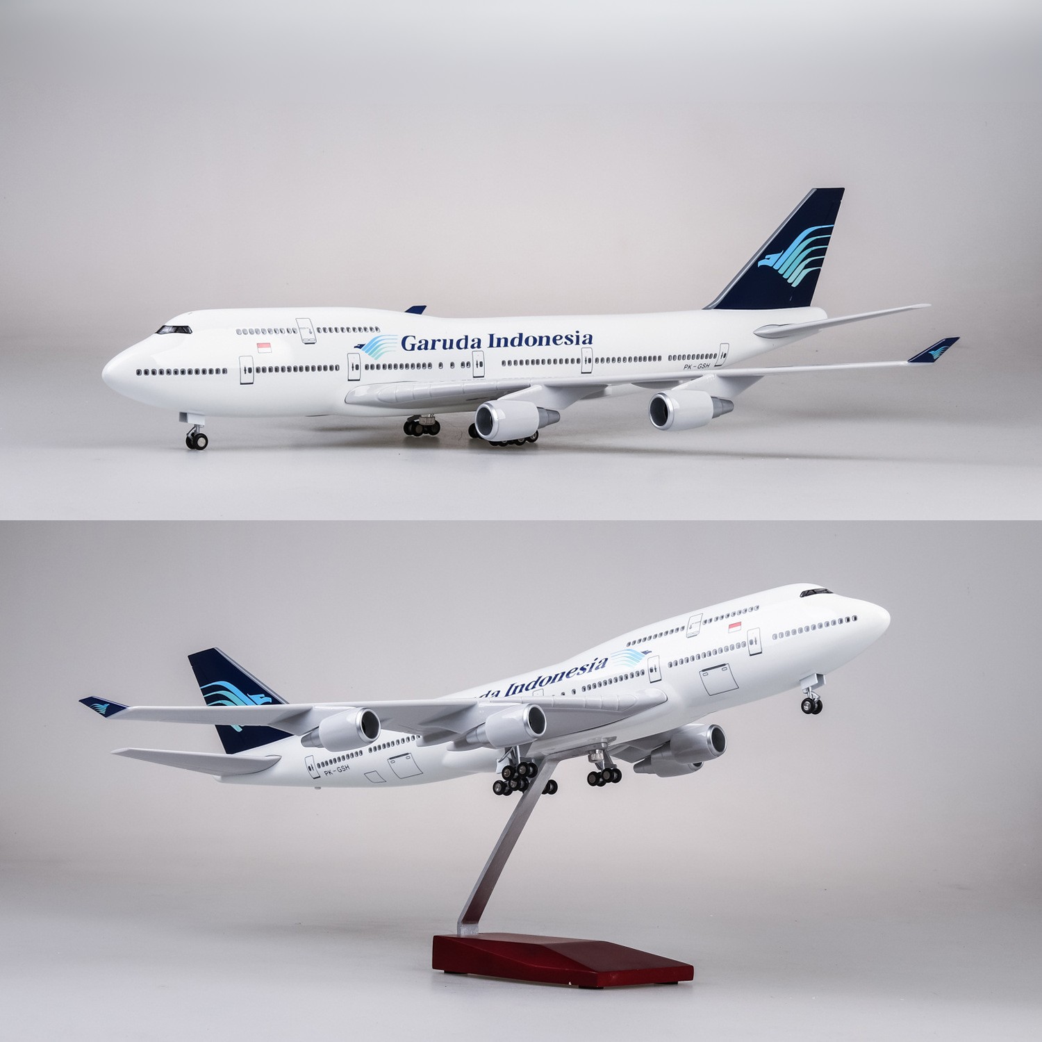 1/150大型スケール47cmガルーダ・インディネシアB74 - Model Kit Indonesia のレビューと価格