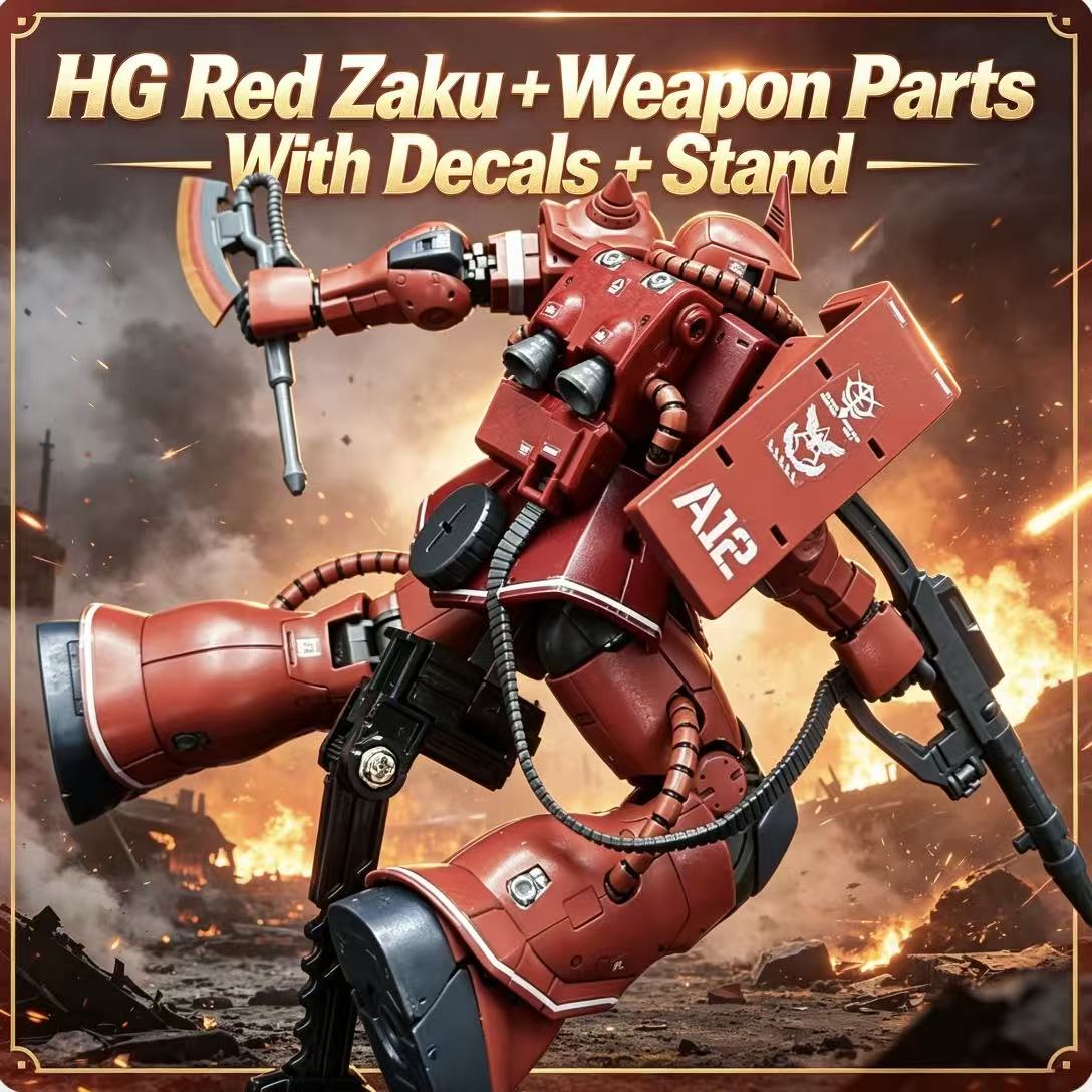 024HG チャーズカスタム オールドタイプ レッドザクI  - Model Kit Zaku のレビューと価格